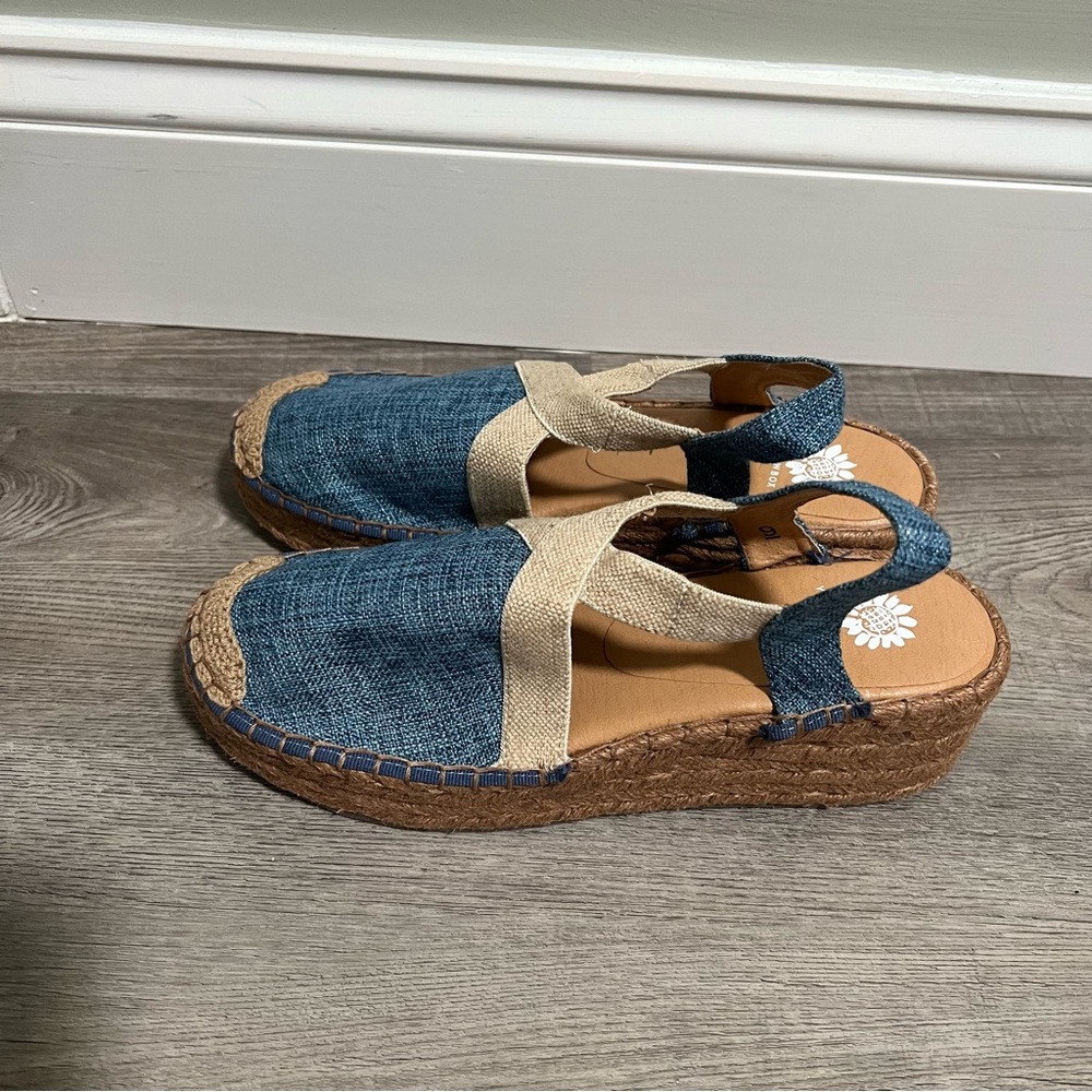 Yellow Box Denim Erica Espadrilles - Picture 7 of 7